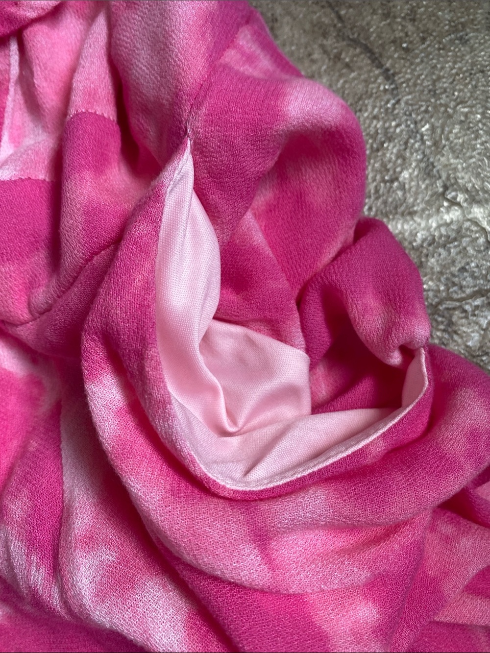 Torrid Women’s Size 1 Y2K Pink Tie Dye Mini Dress Flowing Coastal Beach Dress - Picture 9 of 11